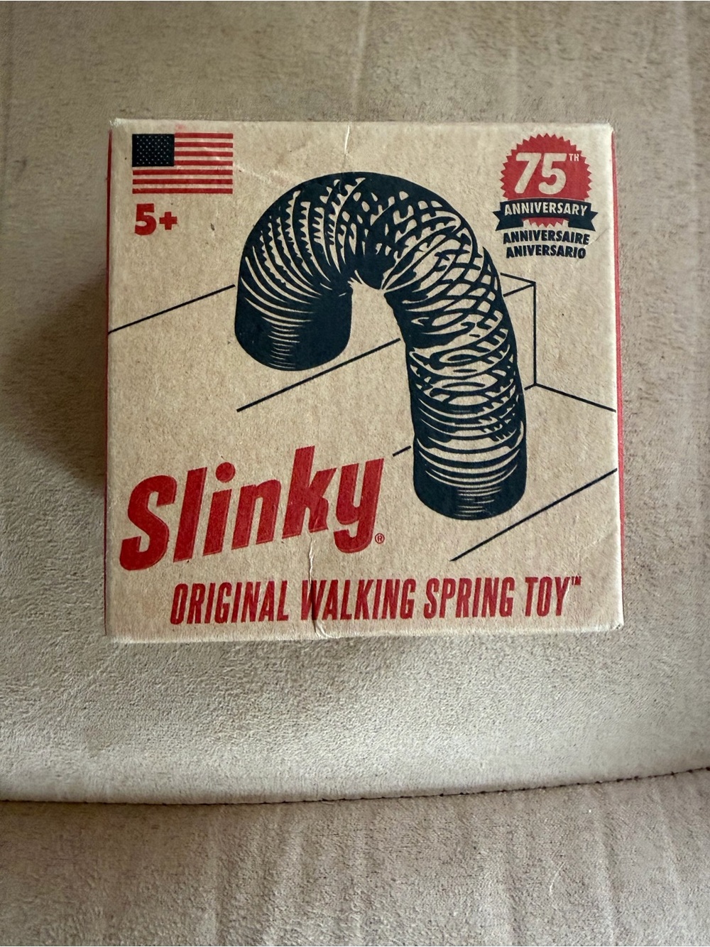 Link Original Walking Spring Toy - Red Branding